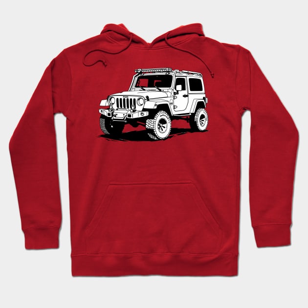 Jeep lover Hoodie by remixer2020